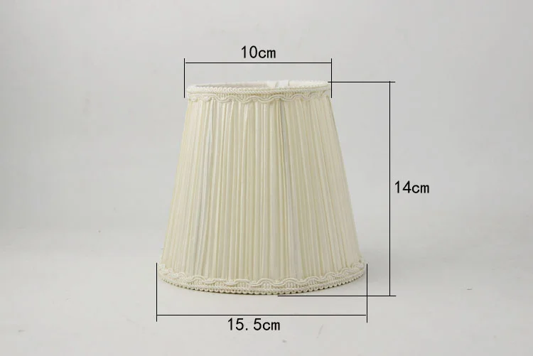 New 2019 Art Deco Ivory white lamp shade, light shade cover, E14