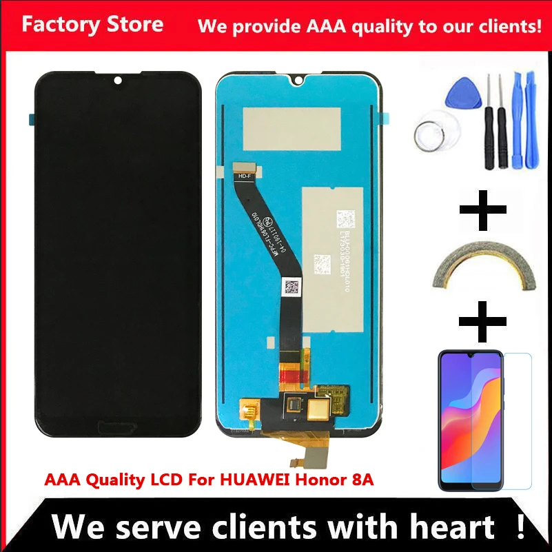 AAA Quality LCD With Frame For Huawei Honor Play 8A Lcd Display Screen For Honor 8A LCD Screen With Frame JAT-L29 JAT-L01 L21