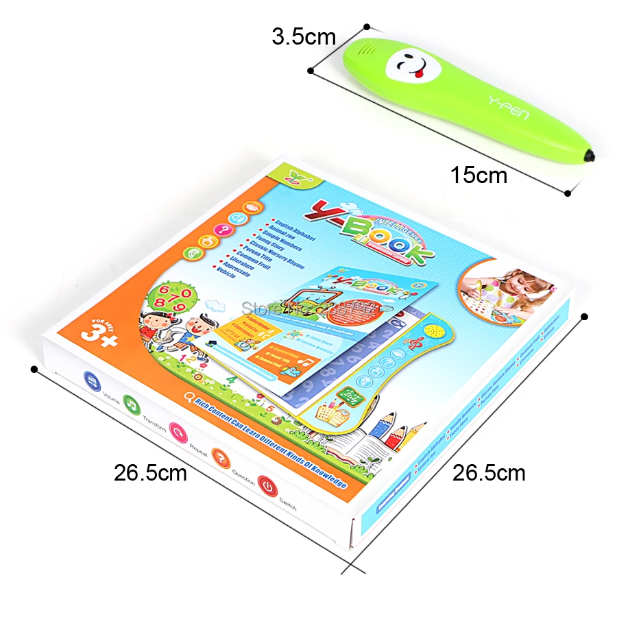 Multi-function English intelligence Pronunciation Learning Learning Book Toys with Smart Logic Pen Educational Toys for Kids