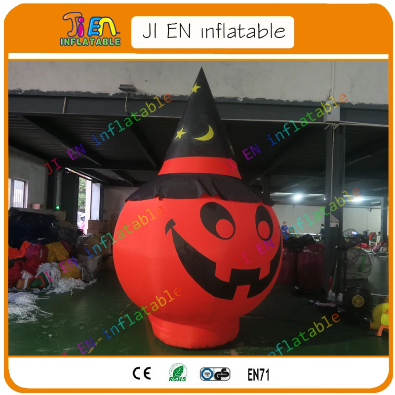 4m/5m/6m height giant halloween inflatables pumpkin ,Jack-o'-lantern Holiday giant halloween decoration large inflatable pumpkin