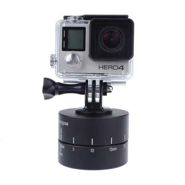 Time Lapse Schieten 60 Min 120 Min Timer Draaien Statief Vertraging Stabilizer Voor Gopro Hero Osmo Sessie SJ4000 Sjcam Xiaomi yi Camera