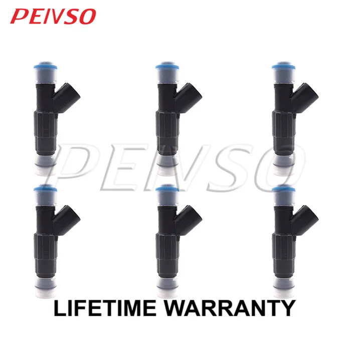 

PEIVSO 6pcs 0280155784 04669938 Fuel Injector For Jeep Cherokee 99-01 Wrangler 99-04 Grand Cherokee 99-04 4.0L l6