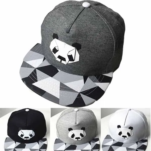 New Fashion Men Panda Hat baseball Cap flat-brimmed hat visor caps travel hip-hop Gift 70027