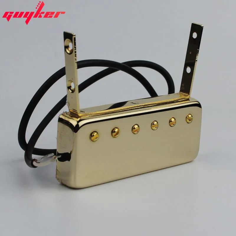 Guitar Single Coil Neck Pickups Replacement Parts for Floating Jazz Johnny Smith Style Electric Guitar Golden