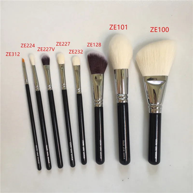 ZE 100 Luxe Face Finish 101 Definer 128 Cream Cheek 232 Eye Shader 227 Eyeshadow 224 Crease Makeup Brush Blender Tools