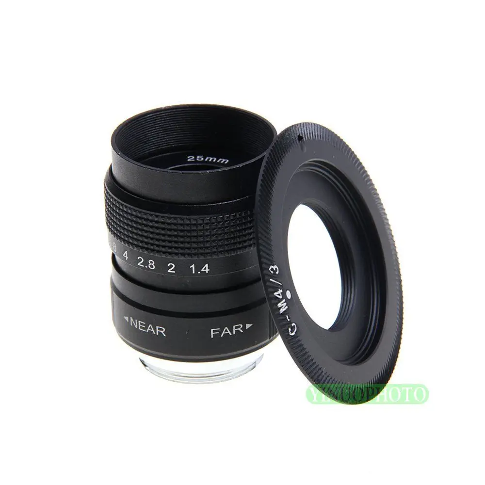 Fujian 25mm F1.4 CCTV TV lens+C Mount for Micro 4/3 m4/3 EP1 EP2 EP3 EP5 EPL1 EPL2 EPL3 EPL5 EPM1 OM-D EM5 EM10