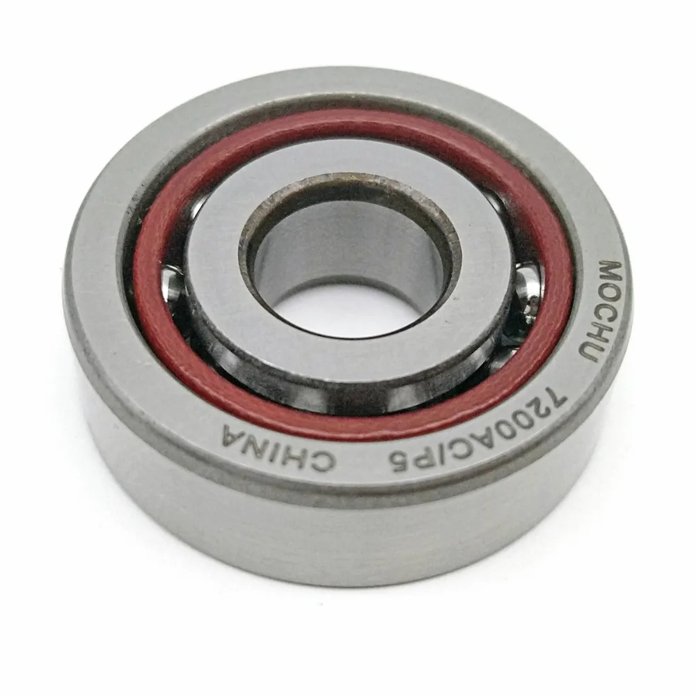 1pcs MOCHU 7200 7200AC 7200AC/P5 10X30X9 Angular Contact Bearings Spindle Bearings CNC ABEC-5 25 Contact Angle