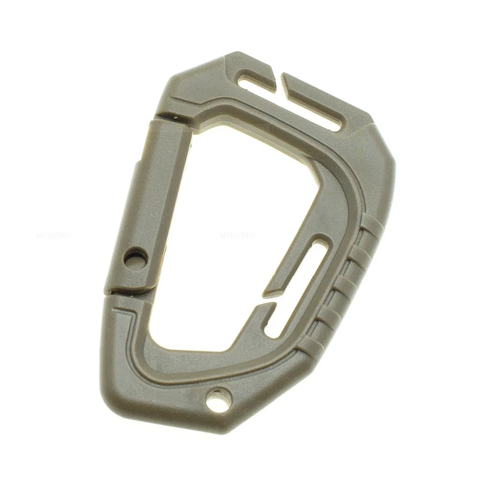 1pcs/pack Plastic D Shape 200LB Snap Clip Carabiner Mountaineering Buckle Outdoor Hanging Keychain Hook Climbing Accessories