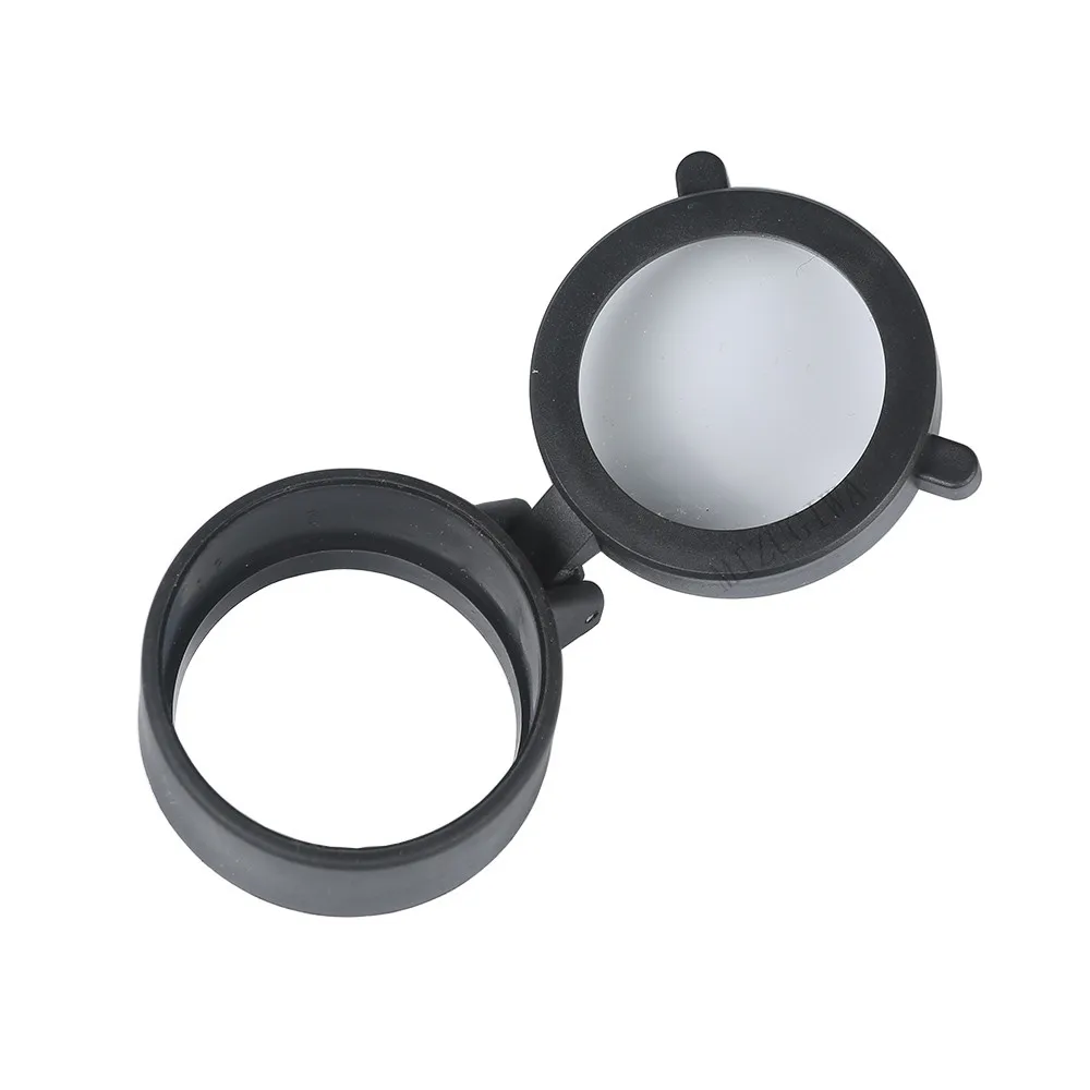 30-64 mm Transparent Rifle Scope Quick Flip Spring Up Open Lens Cover Cap Eye Protect Objective Lens Eye Caliber Pistol