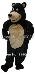 

MASCOT Black Bear Mascot Costume Cartoon Character carnival costume fancy Costume party