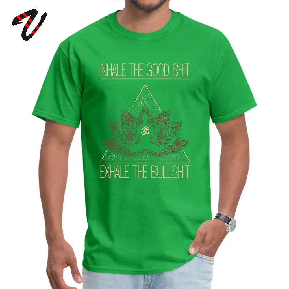 Cool Men's T-shirts INHALE THE GOOD SHIT EXHALE THE BULLSHIT Crewneck Syria Gotham T Shirt Europe Tee-Shirts Top Quality Clothes