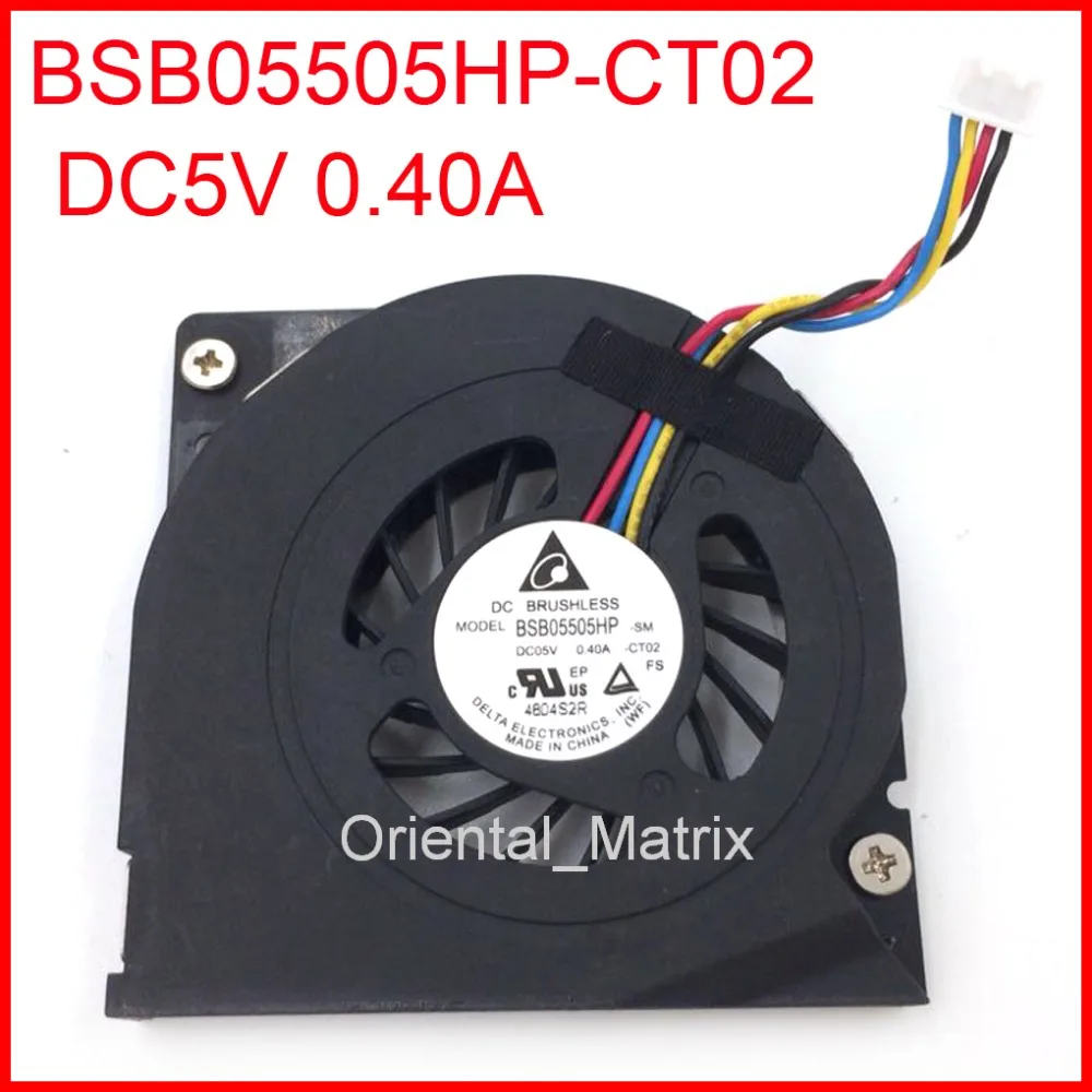 Free Shipping BSB05505HP-CT02 DC5V 0.40A 4Pin For LENOVO Computer Cooler Cooling Fan