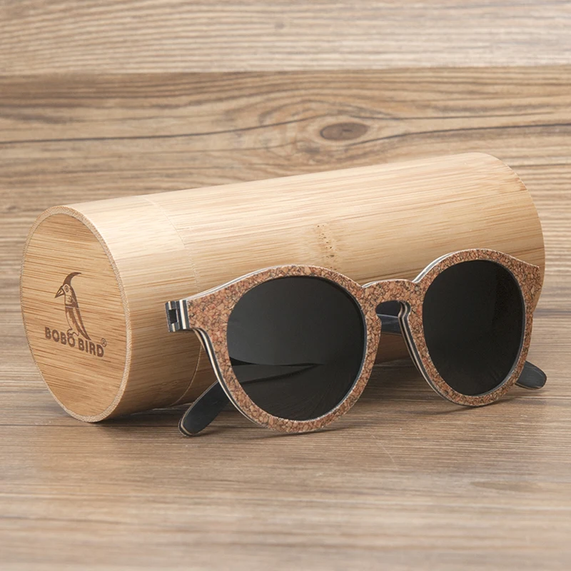 BOBO BIRD New Original Wood Sunglasses Women Handwork Retro Wooden Sun Glasses okulary Oculos for Drop ship AG019