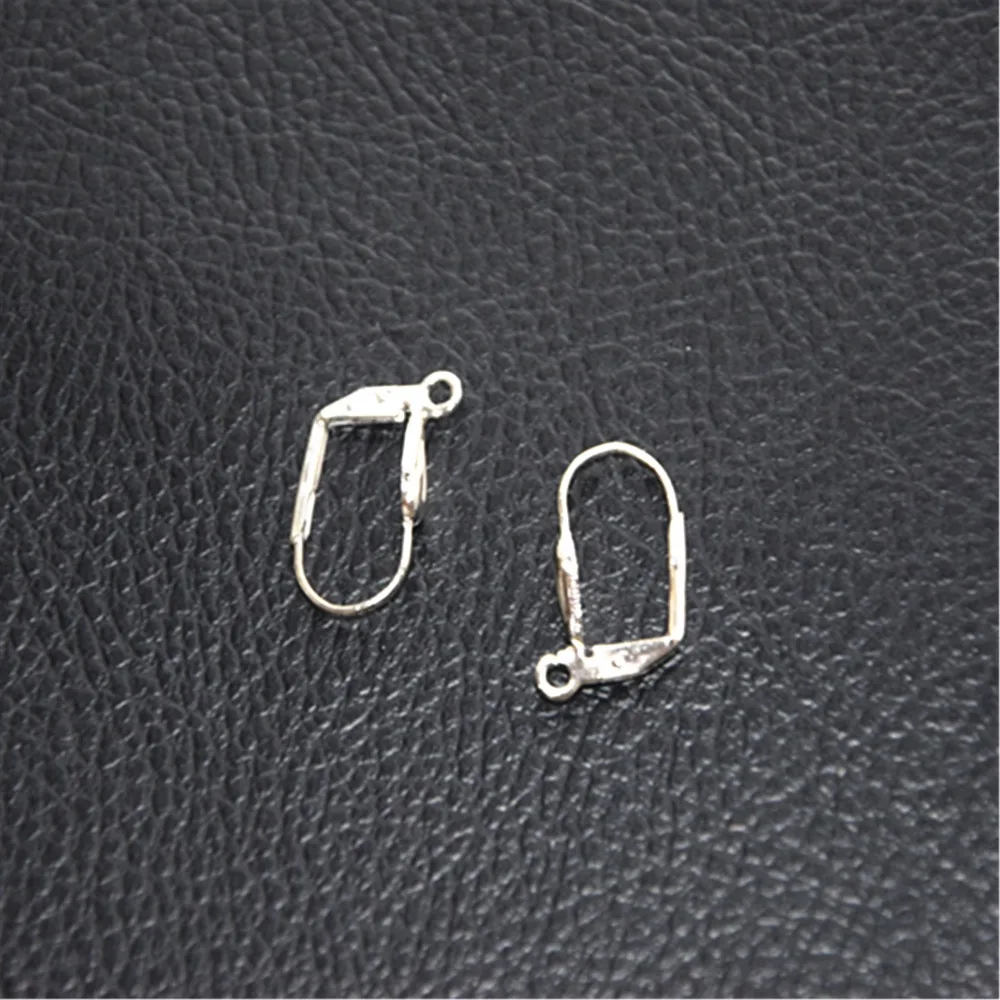 

200PCS Fine Jewellery Components Genuine 925 Sterling Silver Handmade Beadings Findings Earring Hooks Shell decoration Fittings