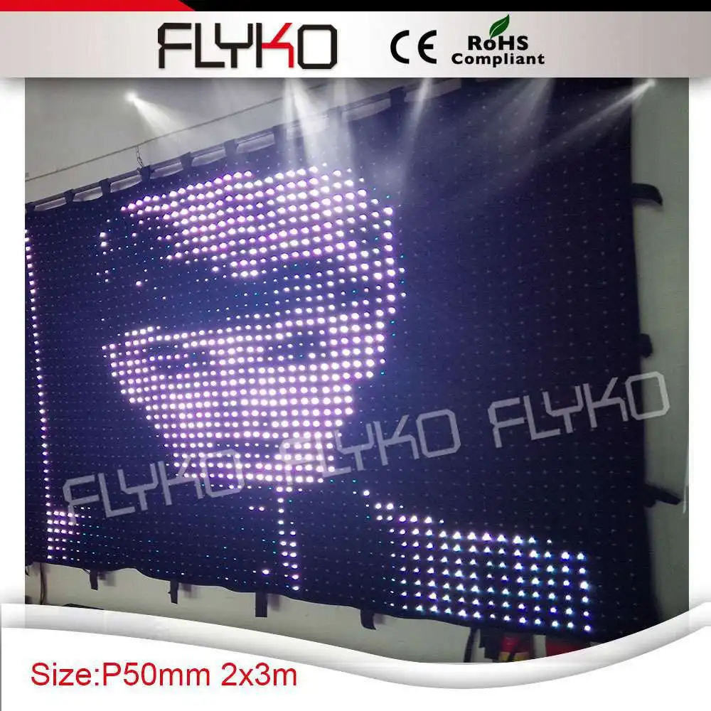 Free shipping display video led curtain screen xxx photos china led video curtain