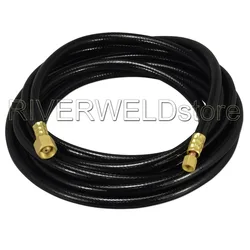 Power Cable Hose for PT-31 LG40 Plasma Cutter Torch 25 Feet 7.5 Metre Wire 4mm2 Connector 3/8-24 Inside M16x1.5