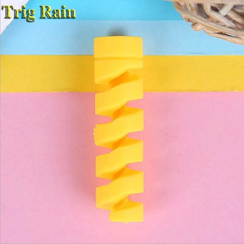 100 قطعة دوامة كابل حامي خط البيانات سيليكون بكرة ويندر واقية ل آيفون أندرويد USB شحن سماعة غطاء