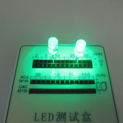 1000PCS 5mm weiße haare grün licht-emittierenden röhre super helle Grüne LED leucht rohr grün