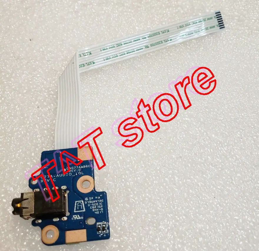 original FOR HP TPN-Q201 15-CK 15-CK025TX series audio Jack port board with cable DAG77AAB6C0 test good free shipping