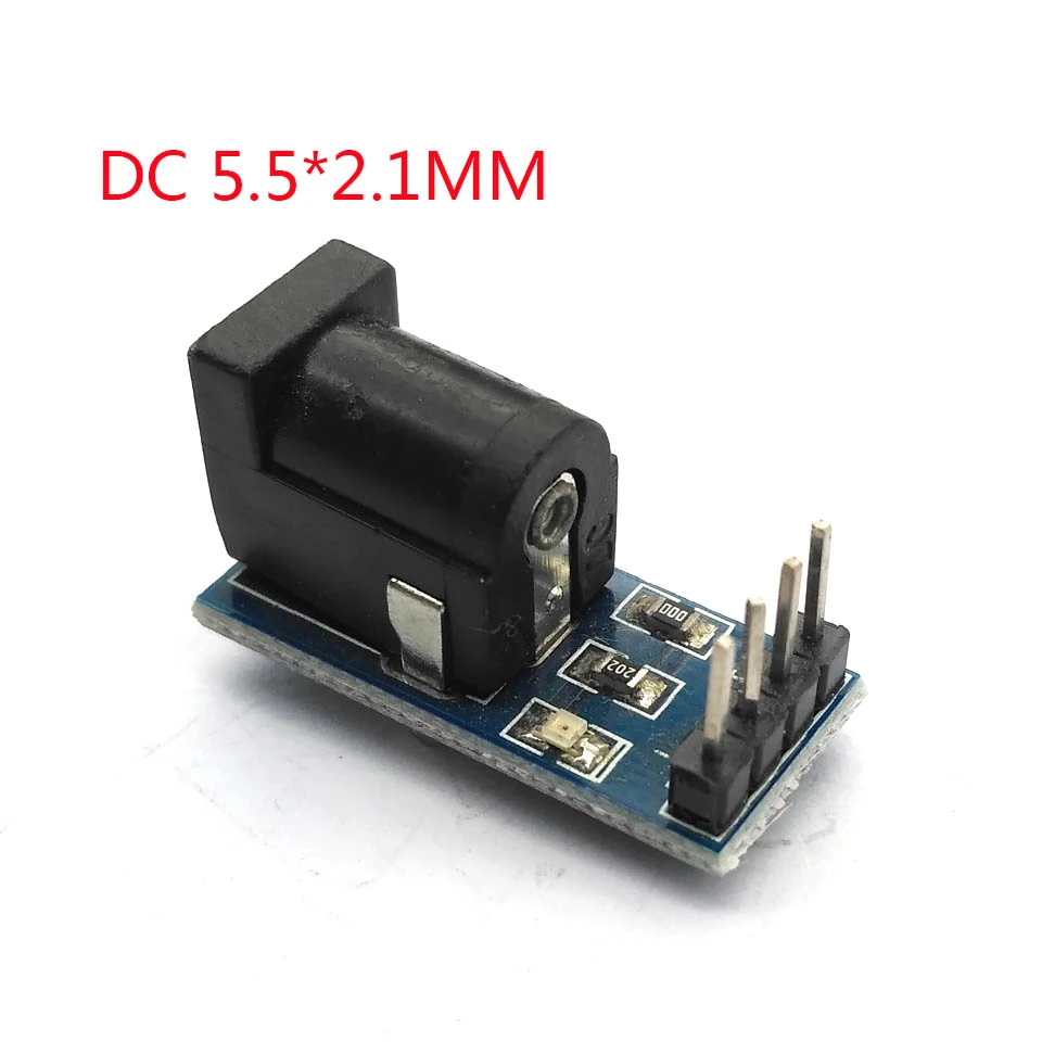 DC-005 DC005 5.5MM x 2.1MM Black DC Power Adapter Jack Socket Plug Module Board