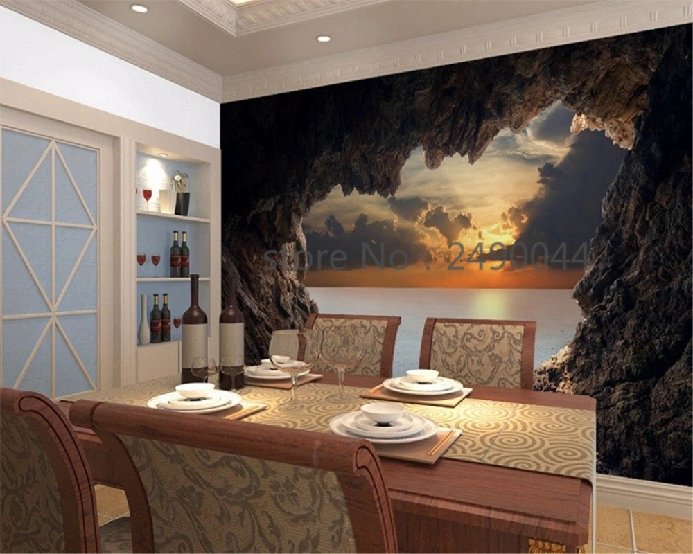 Custom Photo Landscape mural TV sofa background  papel de parede wallpaper for walls 3 d wallpaper home decor