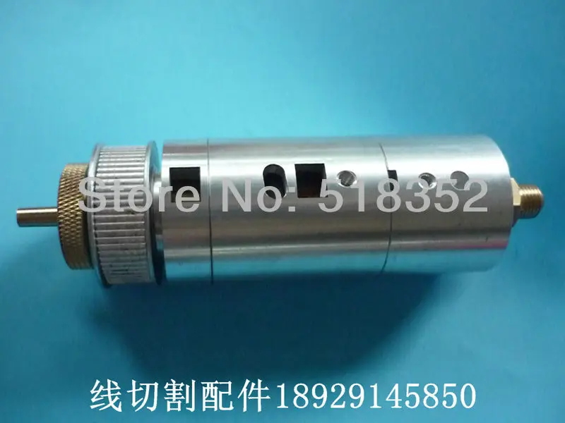 Extra-Long Gear Box Drive, Rotation Assembly for Zhongte Small Hole EDM Drilling Machine, with two orifices for carbon brushes