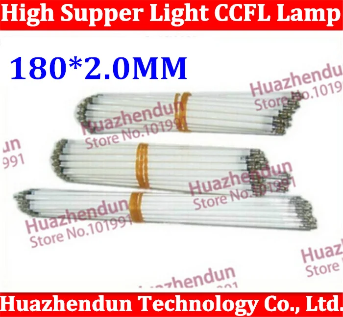 

50pcs/lot New High quality Supper Light CCFL 180MM* 2.0 mm, 180 mm*2.0 mm LCD Backlight Lamp High quality Free shipping