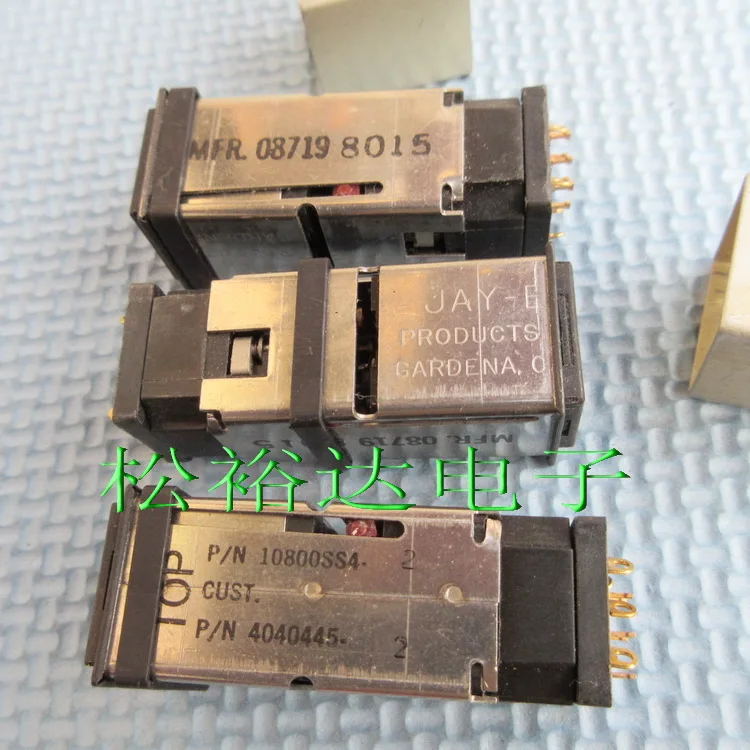 Original new 100% MFR08719 10800SS4 button switch reset normally open normally closed