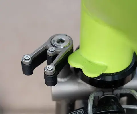 H&H catcher for Brompton Folding Bike Head Tube Fixing Tool Bicycle Front Fork Titanium + Carbon Steel Headtube Fixed