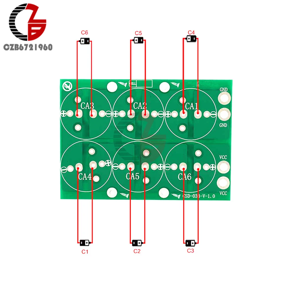 50F 100F 220F 360F 400F 500F 2.3V 2.5V 2.7V 2.85V 3V Super Capacitor Balance Protection Board Ultra Capacitor Protect Module