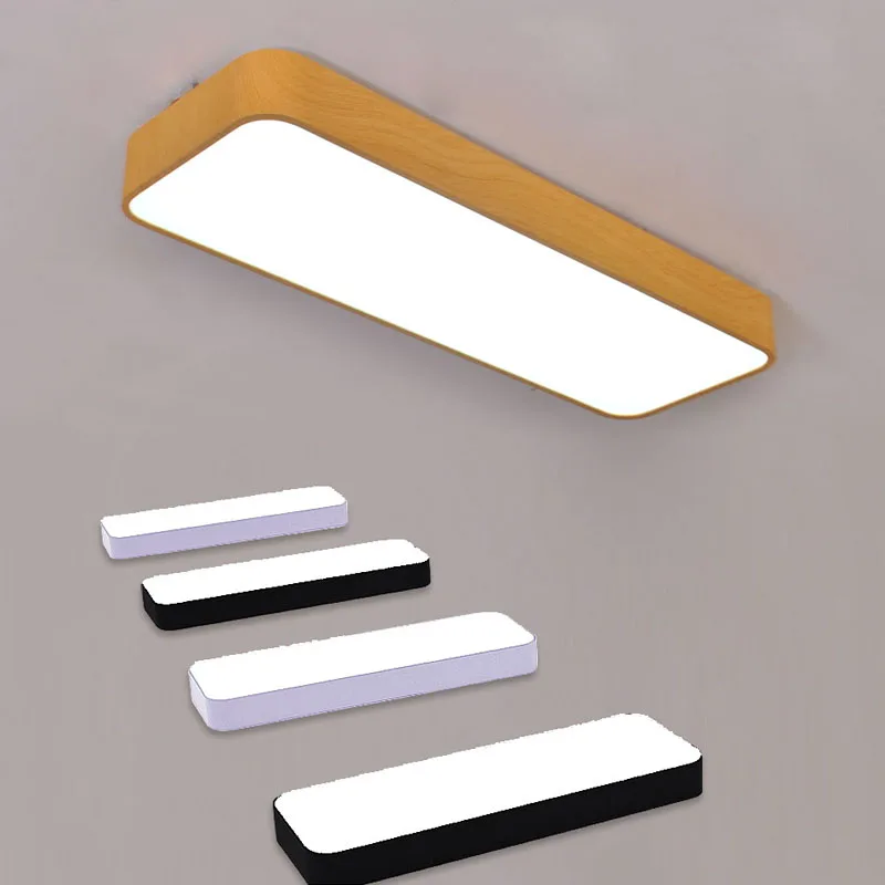 LED Modern Ceiling Light Lamp Hall Surface Mount Flush Panel Rectangle Lighting Fixture Bedroom Living Room Office