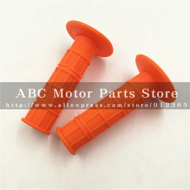 Motorcycle Orange Colour Handle Girps For Motocross Dirt Pit Bike Scooter ATV Quad 22MM/24MM