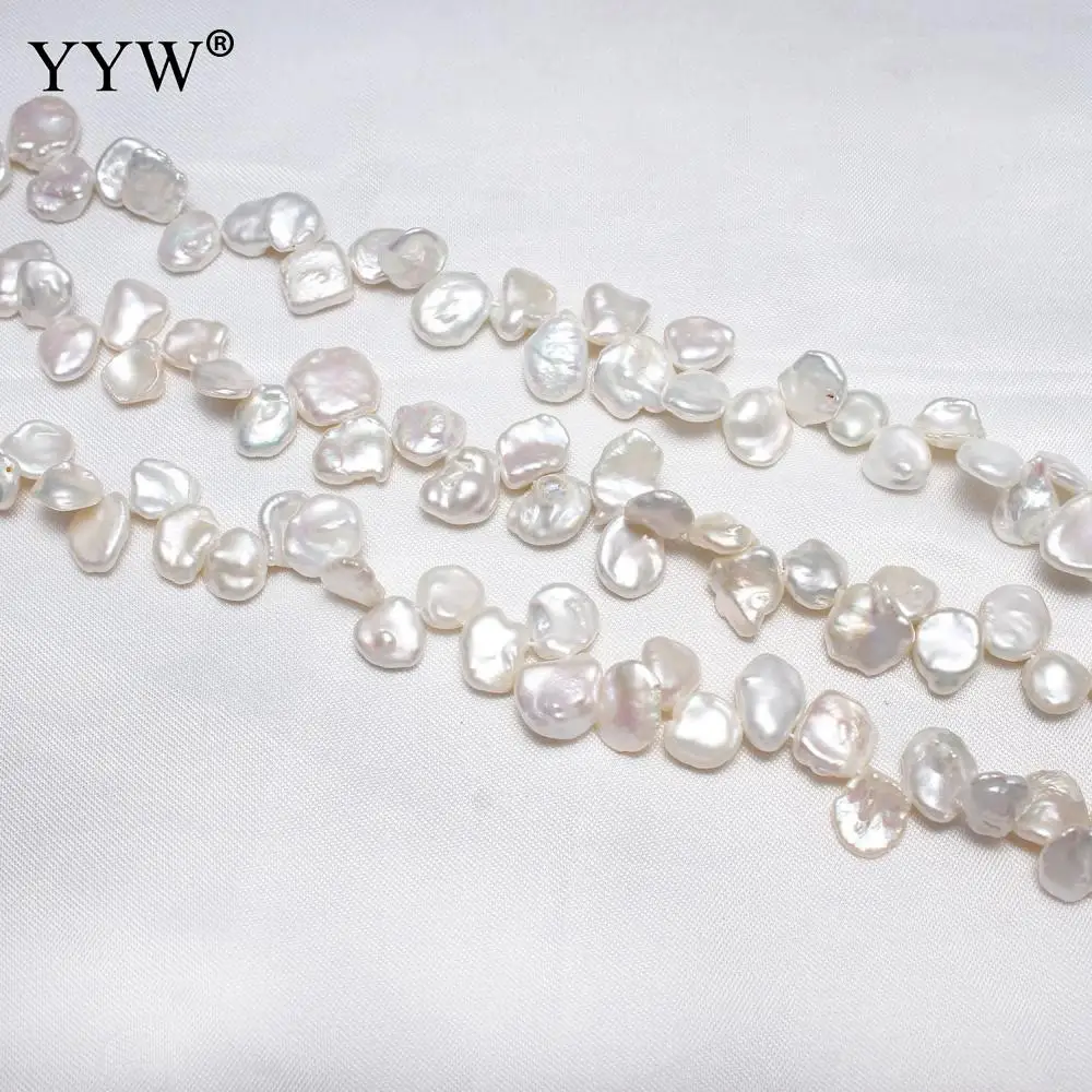 Cultured Baroque Freshwater Pearl Beads Nuggets natural 9-16mm Approx 0.8mm Sold Per Approx 15 Inch Strand