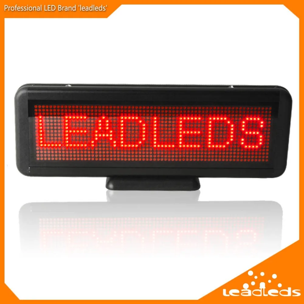 12v 16X64 Rote LED Sar Zeichen Hinten Fenster display USB eingang aufladbare programmierbare nachricht werbung display