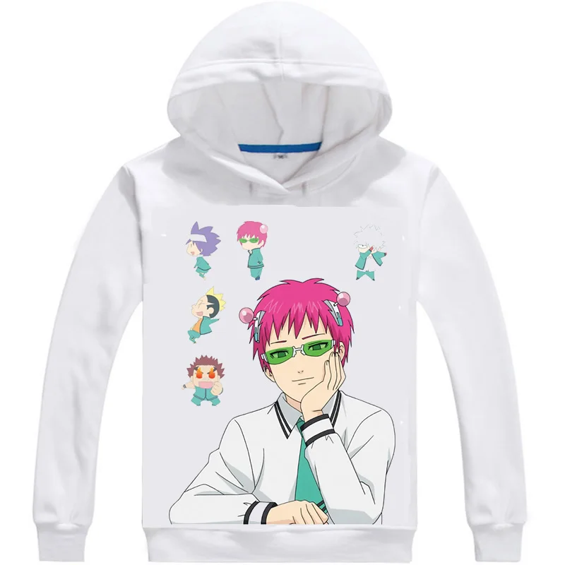 

The Disastrous Life of Saiki K. Hoodies Multi-style Hooded Hoodie JUMP Comics Saiki Kusuo no sai-nan Kusuo Cosplay Sweatshirts