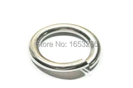 

1.2 *8mm Lot 500pcs Stainless Steel Loop Split Findings Connectors Jump Ring DIY Jewlery Marking