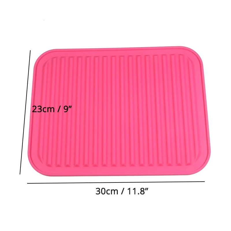 2-PCS Big Silicone Trivets - Multi-purpose Silicone Pot Holders, Spoon Rest and Kitchen Table Mat Non-Slip Hot Pads and Coasters