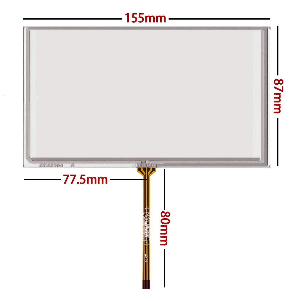 

10pcs/lot 155*87 mm new 6.2 inch touch screen for HSD062IDW1 TM062RDH03 car dvd gps touch panel