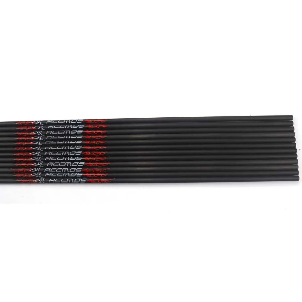 6/12pc 33 zoll ID 6,2mm 0,003 "Wirbelsäule 250 300 350 400 500 600 700 800 reine Carbon Pfeil Wellen DIY Pfeil Bogenschießen für Bogen Jagd – Detail 4