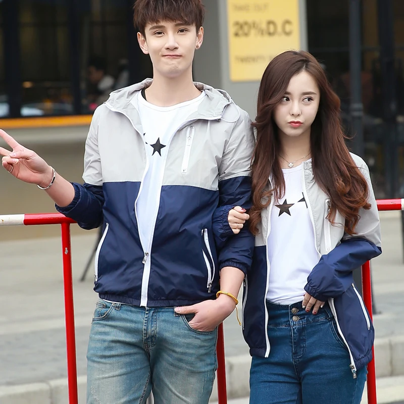 Jacket Women Windbreaker 2026 Spring Women\'s Jacket Coat Hooded Female Jacket Fashion Men Ladies Thin Basic Jackets For Women