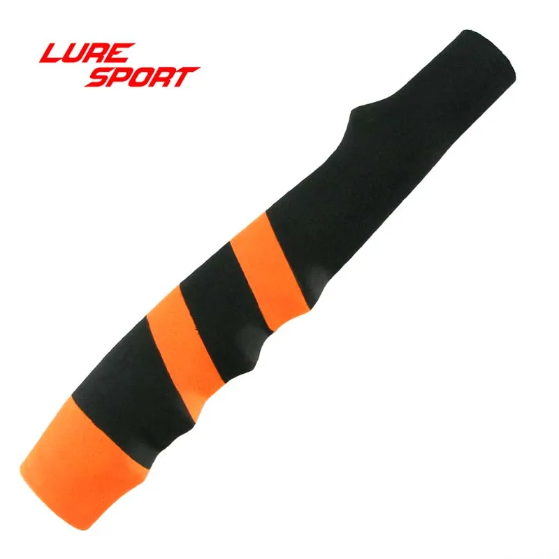 

LureSport 2 шт., 18 см, форма захвата EVA, черные, оранжевые цвета, ручка из ЭВА, стержень, строительный компонент, ремонт, удочка, аксессуар «сделай сам»
