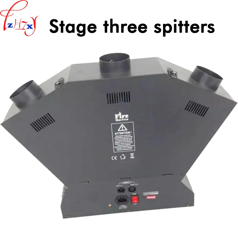 

Stage three-head flame thrower DMX512 control fire projector machine stage special effects three-head lighters 110/220V