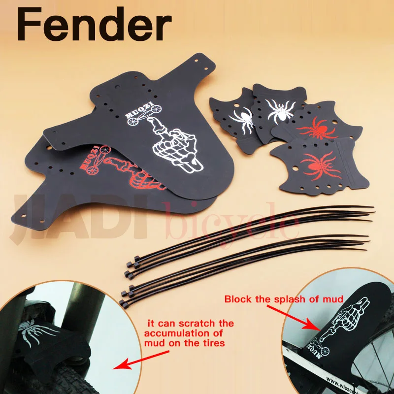 MUQZI Bike Fenders Front And Rear Wheel Mud Guard MTB Mudguard Bicycle Accessories