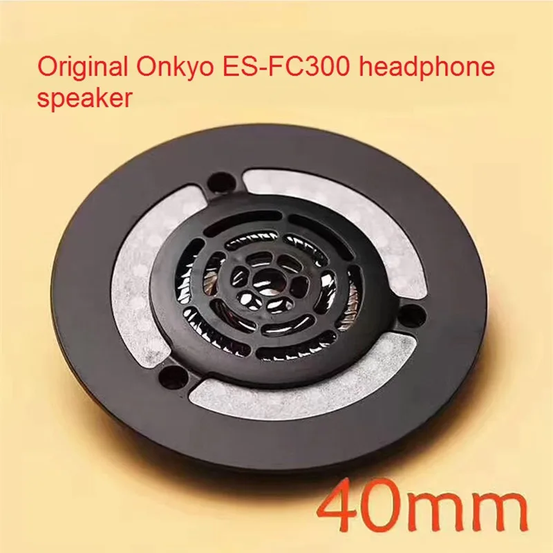 Original Replacement Repair Part 32ohm 40mm Speaker for Onkyo ES-FC300 Headphones DIY 40mm Titanium Drivers with Front Shell