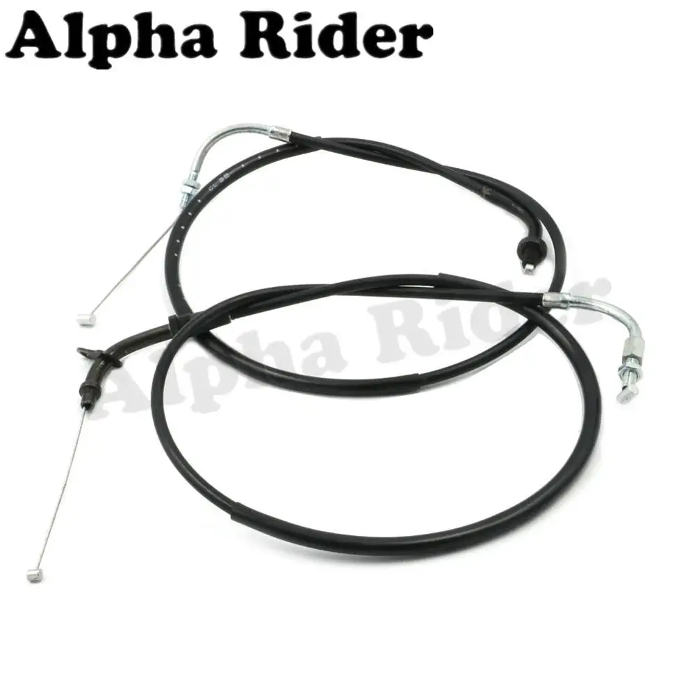 2PC Motorcycle Throttle Oil Line Accelerator Cable for Yamaha XVS400 XVS650 Drag Star 400 650 V-Star DS400 DS650 98-12