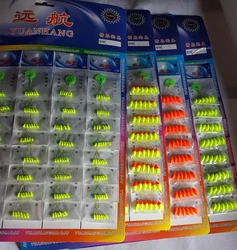 Cor misturada Carpa Pesca Float Acessórios, Acessórios Flutuante Pesca, Grande Médio e Pequeno Tamanho, FU017, 240Pcs, 40Packs