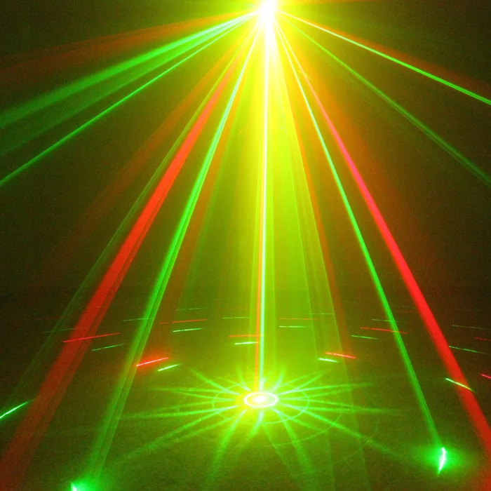 

Chims Stage Laser lights 9 Pattern RG Laser LED Lighting for Music Disco Party Bar Dance DJ Club Birthday Christmas Xmas Party