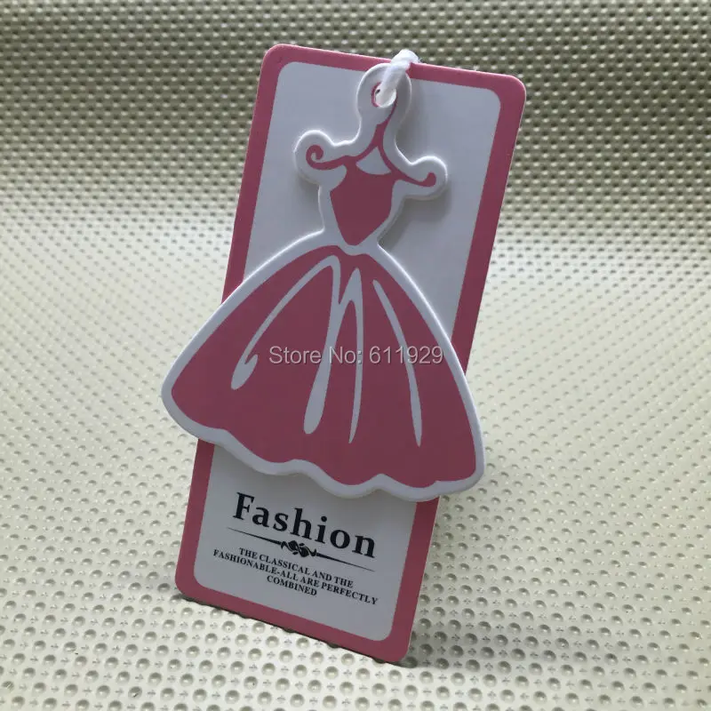 customize clothing paper hang tag/garment tags printing/clothing printed labels/shape cutting tags/brand name/dress labels logo