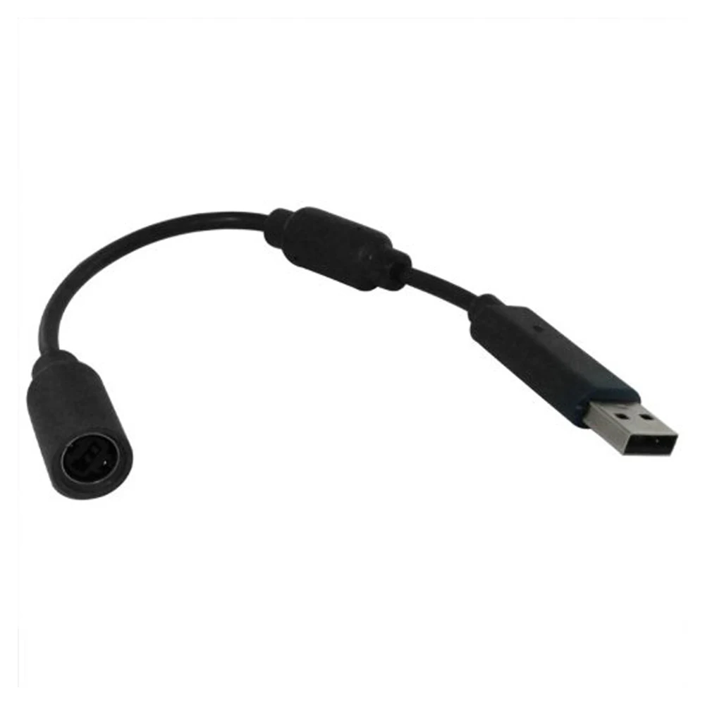 USB Breakaway Cable Break off Cable With Filter For Xbox 360  Black