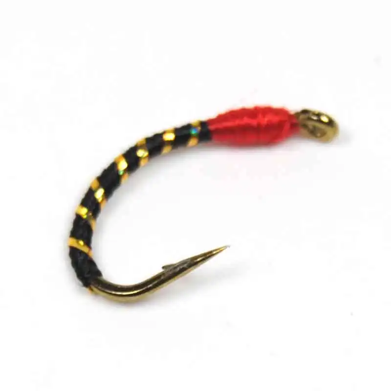 ICERIO 10PCS Buzzers Nymphs Fly Fishing Trout Lure Size 10# 12# 14#